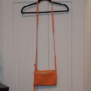 Vibrant Orange Crossbody Bag